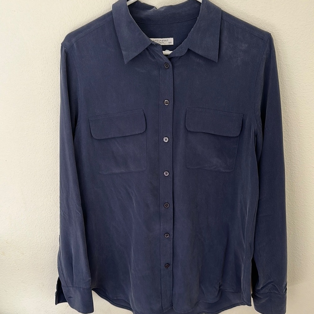 Silk Equipment Blouse